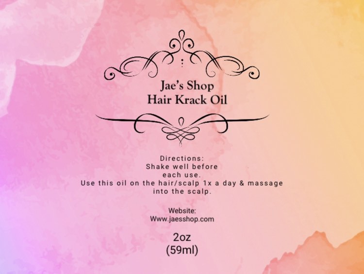 Jae's Shop Hair Krack Oil